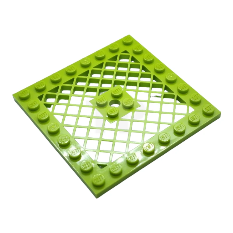 LEGO&reg; 6490404 - 4151b - Plate, Modified 8 x 8 with Grille and Hole in Center