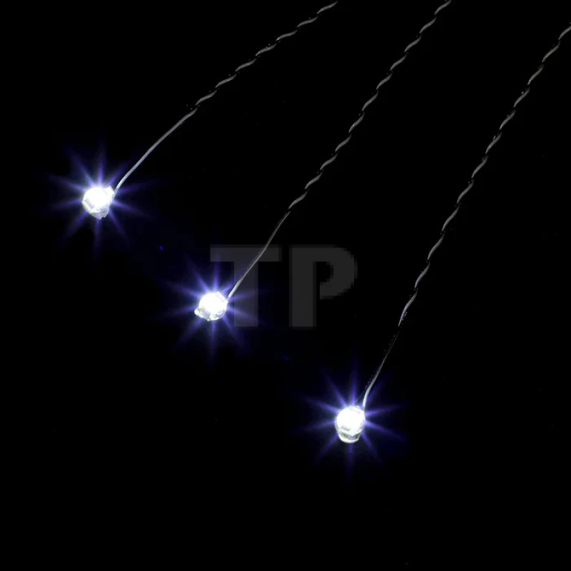 Slow Flashing White Dot Lights 15cm (3 pack)