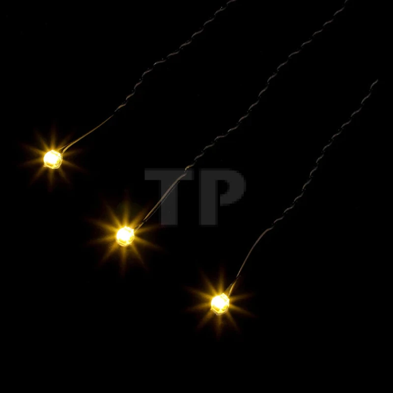 Slow Flashing White Dot Lights 15cm (3 pack)