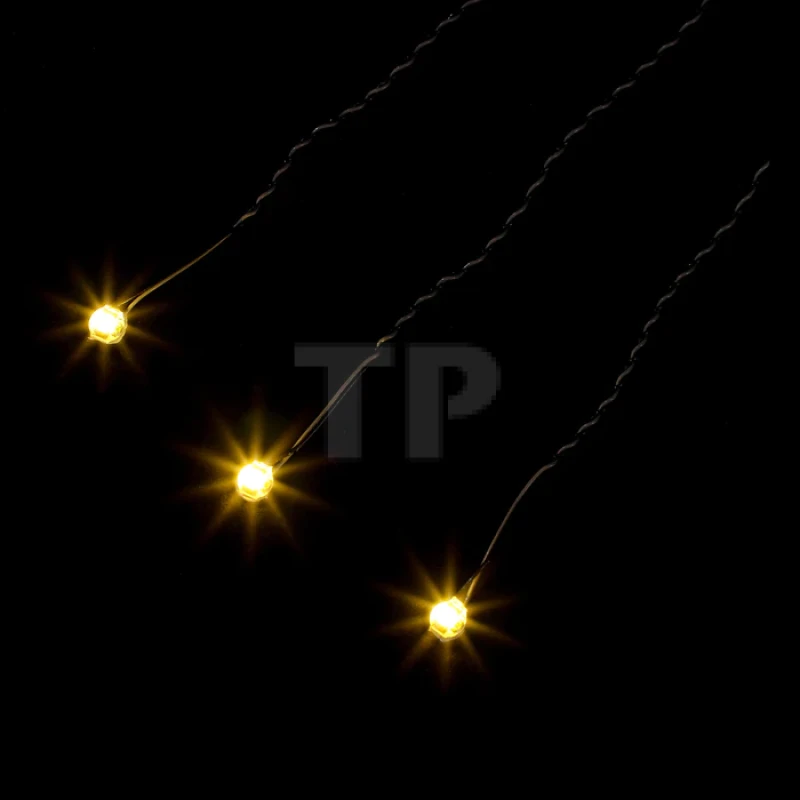 Langsam blinkende mehrfarbige Punktlichter 30cm (3er Pack)