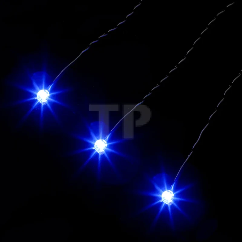 Langsam blinkende mehrfarbige Punktlichter 30cm (3er Pack)