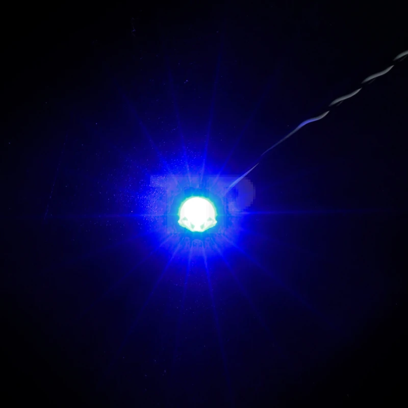 Slow Flashing Blue Dot Lights 15cm (3 pack)