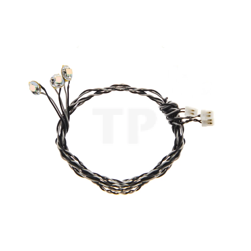 Langzaam knipperende roze puntverlichting 15 cm (3 st.)