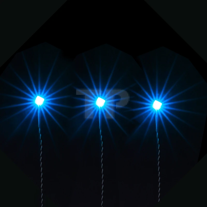 Slow Flashing Ice Blue Dot Lights 15cm (3 pack)
