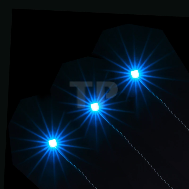 Slow Flashing Ice Blue Dot Lights 30cm (3 pack)