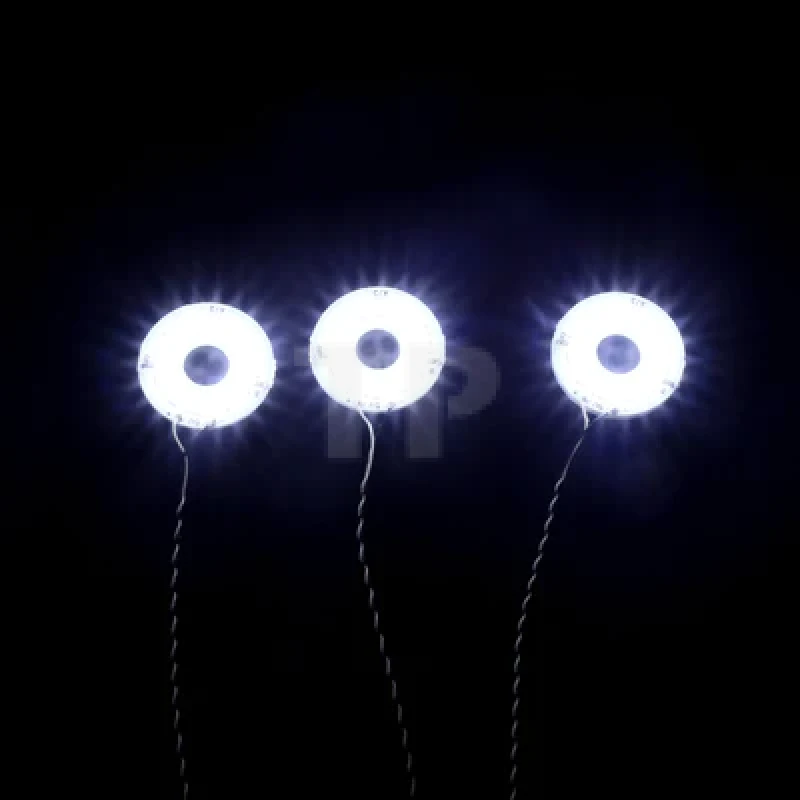 Large White Round Light 15cm (3 pack)