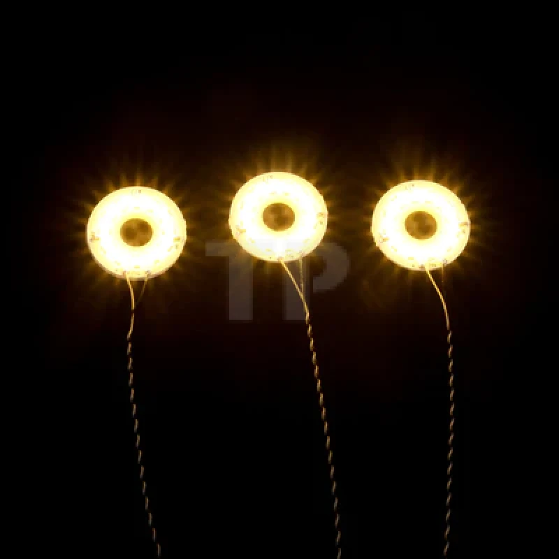 Large Warm White Round Light 30cm (3 pack)