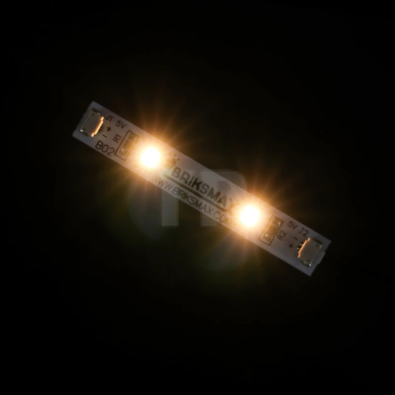 Warmweiße Leuchtstreifen 5cm (3er Pack)