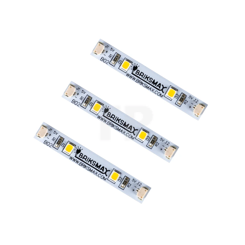 Warmweiße Leuchtstreifen 5cm (3er Pack)