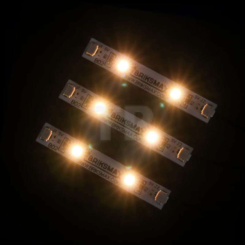 Warmweiße Leuchtstreifen 5cm (3er Pack)