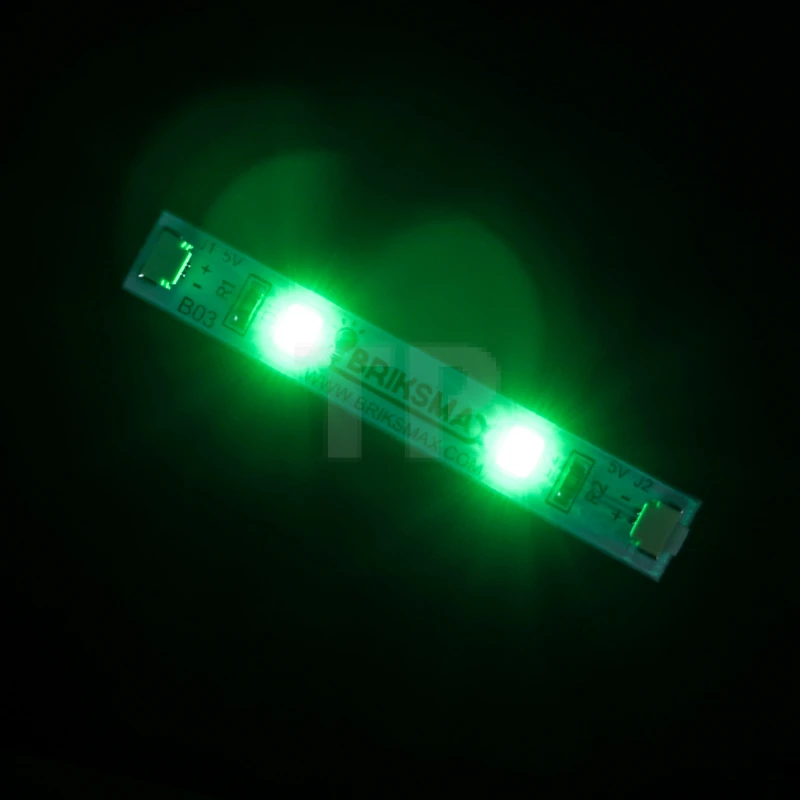 Grüne Leuchtstreifen 5cm (3er Pack)