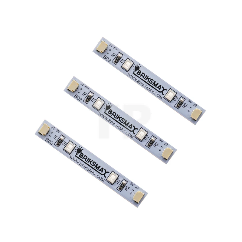 Grüne Leuchtstreifen 5cm (3er Pack)