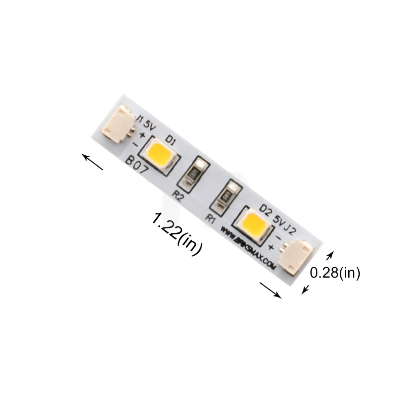 Warm White Strip Lights 3cm (3 pack)