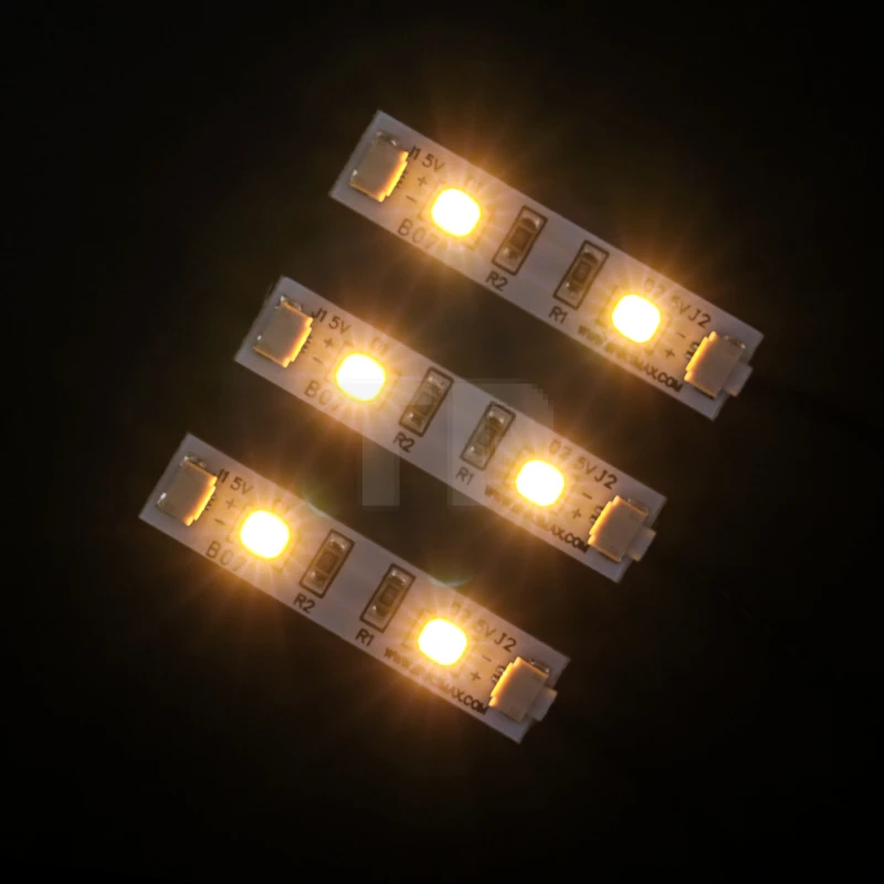 Warm White Strip Lights 3cm (3 pack)