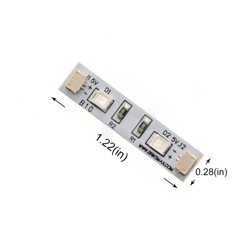Blue Strip Lights 3cm (3 pack)