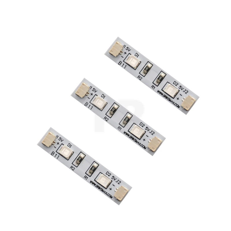 Bande lumineuse rouge de 3 cm (paquet de 3)