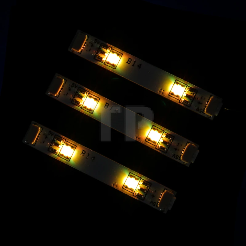 Striscia luminosa RGB 5cm (confezione da 3)