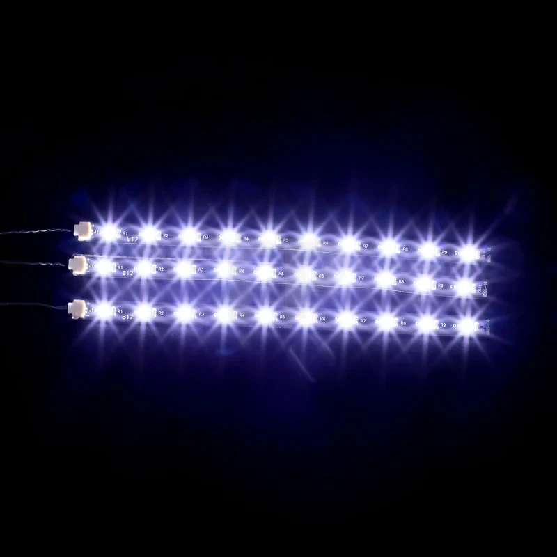 White Adhesive Strip Lights 10cm (3 pack)