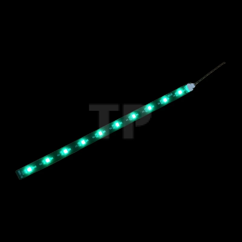 Grüne selbstklebende Leuchtstreifen 10cm (3er Pack)