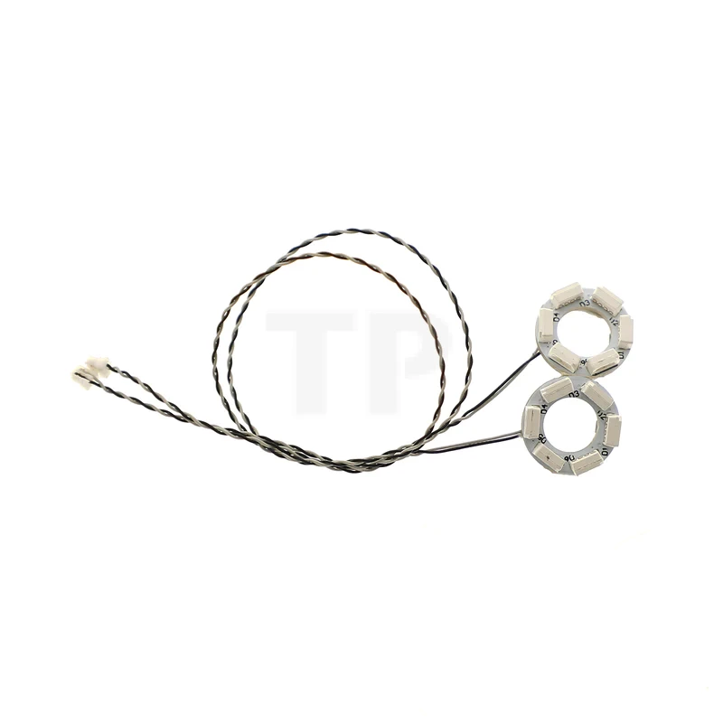 White Rotating Light 15cm (2 pack)