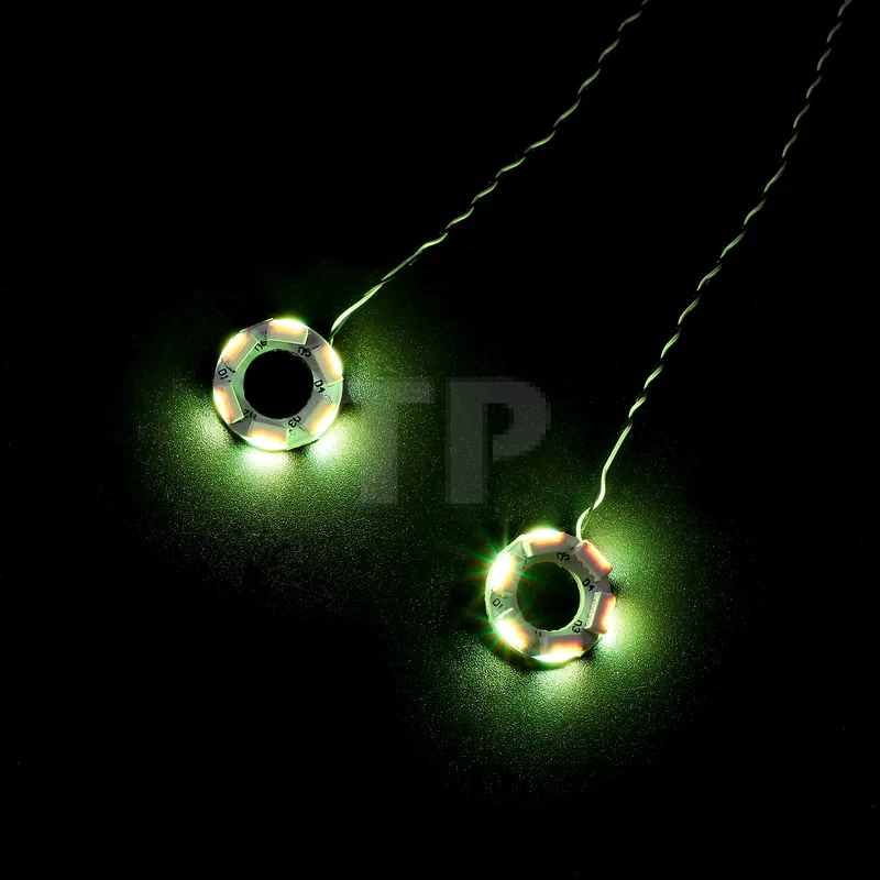 Yellow Rotating Light 15cm (2 pack)