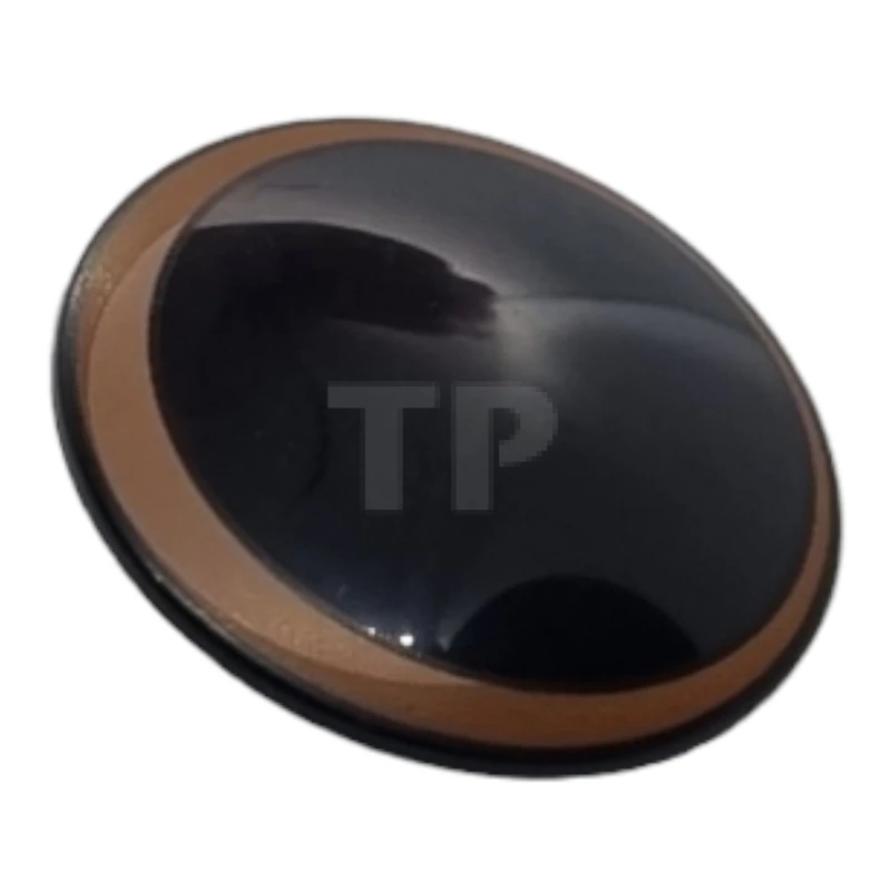 LEGO&reg; 6366557 - 75902pb26 - Minifigure, Shield Circular Convex Face with Dark Orange and Nougat Iris Pattern (Baby Groot Eye)