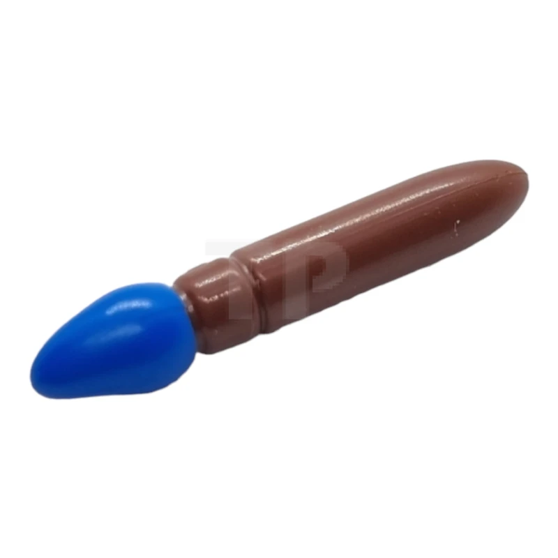 LEGO&reg; 6396678 - 93552pb06 - Minifigure, Utensil Paint Brush with Molded Blue Bristles Pattern