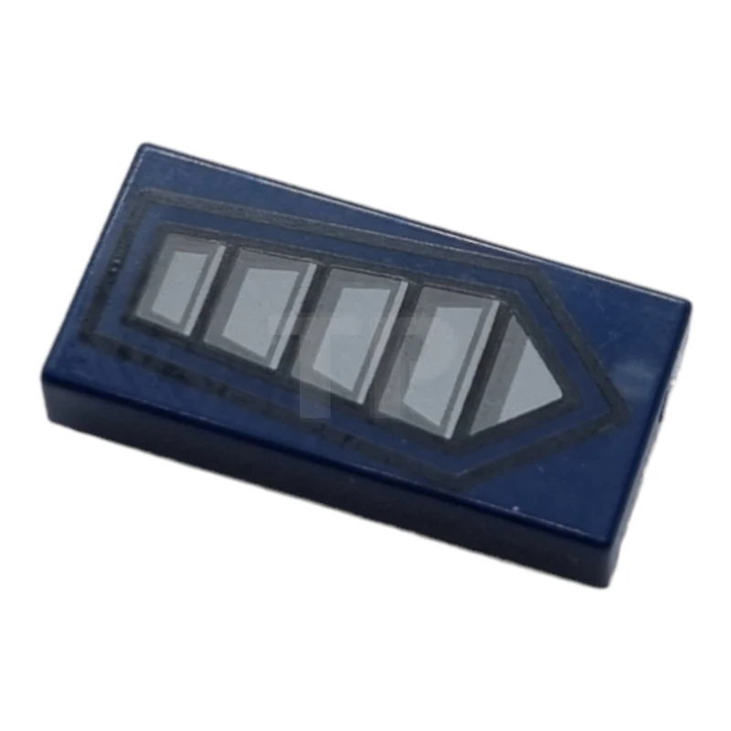 LEGO&reg; 6299715 - 3069pb1082 - Tile 1 x 2 with Vents Pattern