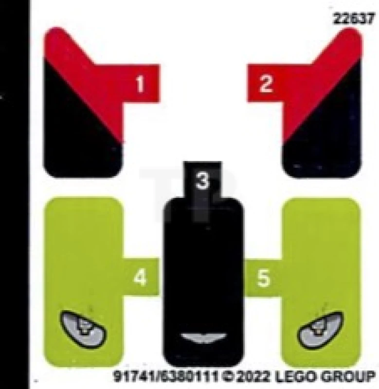 LEGO&reg;  - Sticker for Set 30434