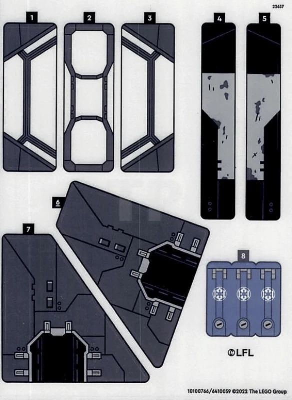LEGO&reg; 6410059 - Sticker for Set 75323