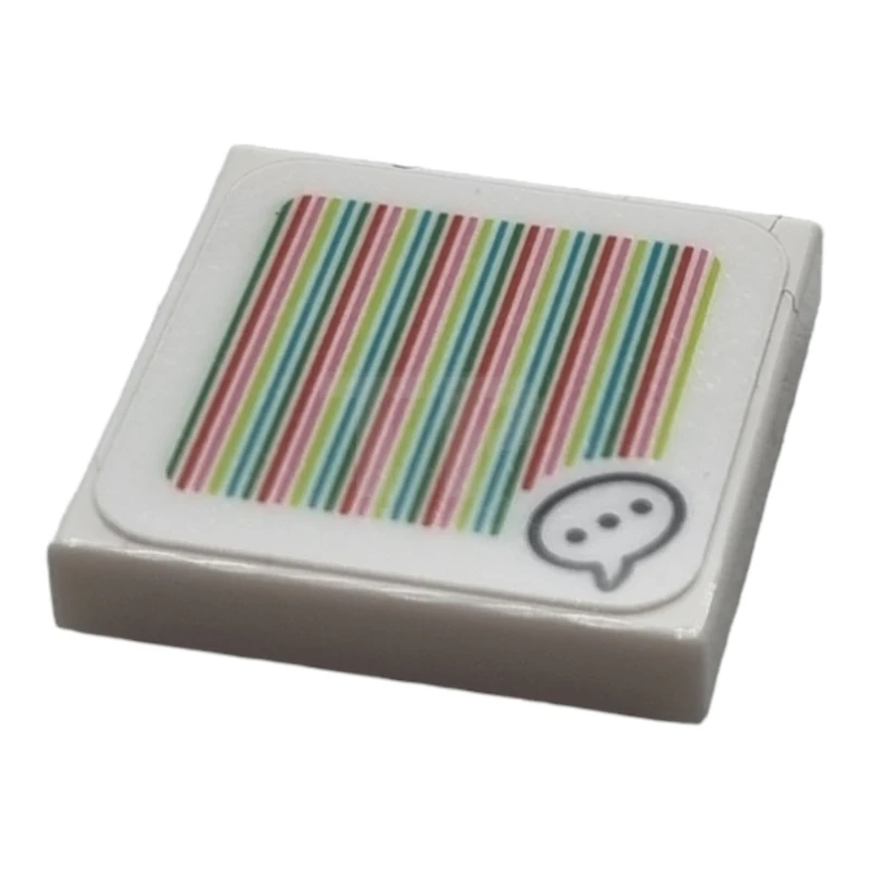 LEGO&reg; 6407688 - 3068pb2053 - Piastrelle 2 x 2 con codice scanner Super Mario