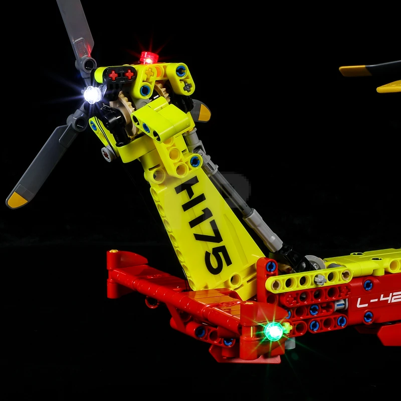 Light kit for LEGO® 42145 Airbus H175 Rescue Helicopter