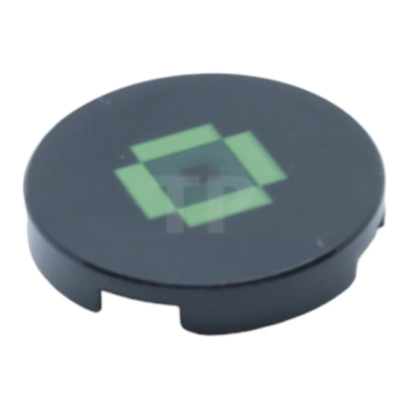 LEGO&reg; 6406405 - 14769pb549 - Tile 2 x 2 Round with Bottom O and LP Record Pattern