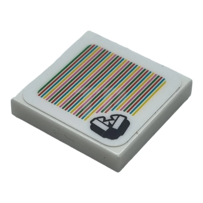 LEGO&reg; 6407186 - 3068pb2075 - Tile 2 x 2 with Super Mario Scanner Code