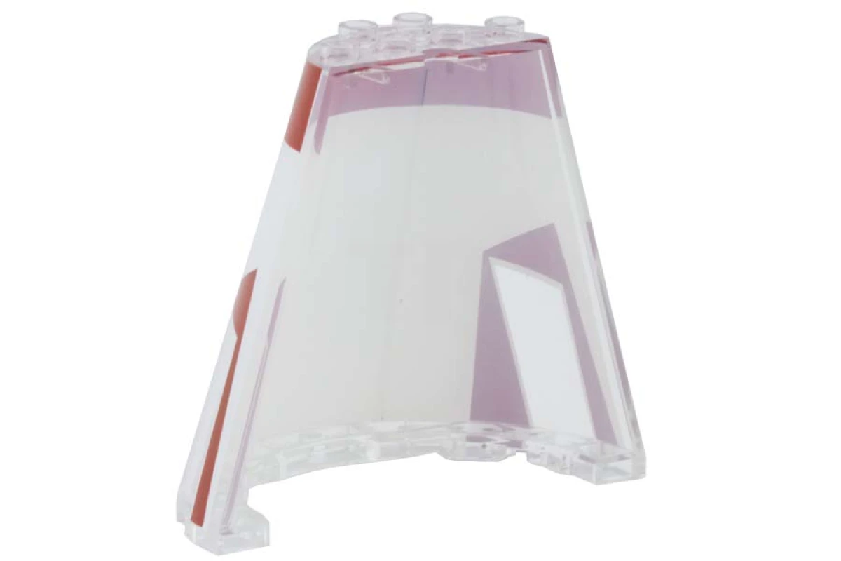 LEGO&reg; 4558707 - 47543pb03 - Cone 8 x 4 x 6 Half with Tantive Bridge Pattern (Top)