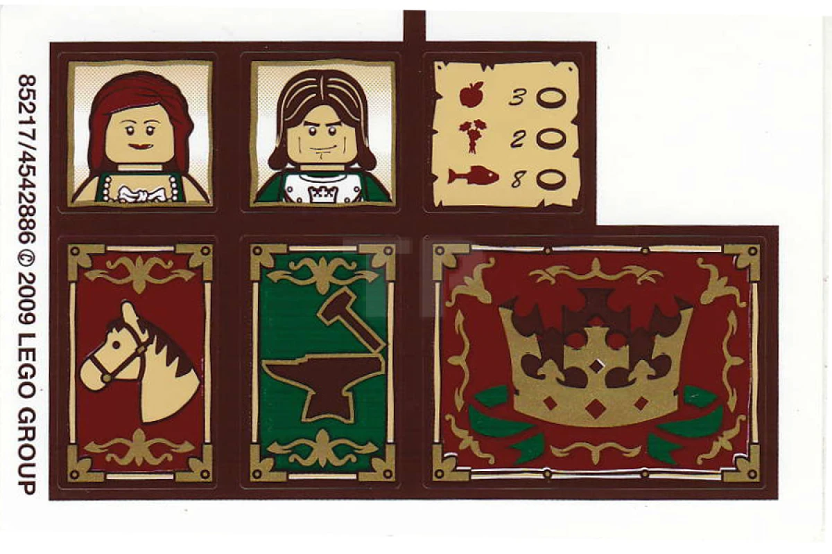 LEGO&reg; 4542886 - Sticker voor set 10193