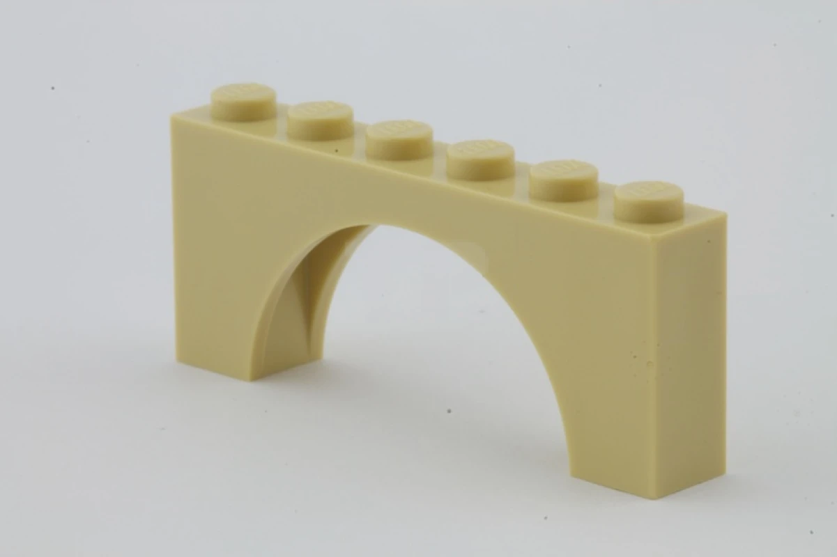 LEGO&reg; 4114073 - 3307 - Brick 1 x 6 x 2 Arch - Thick Top with Reinforced Underside