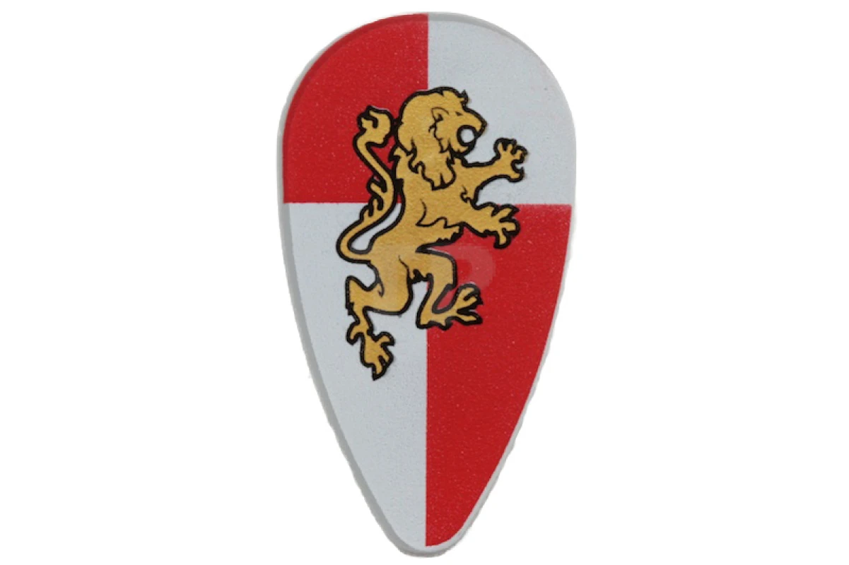 LEGO&reg; 6023446 - 2586px19 - Schild eivormig met leeuwenpatroon