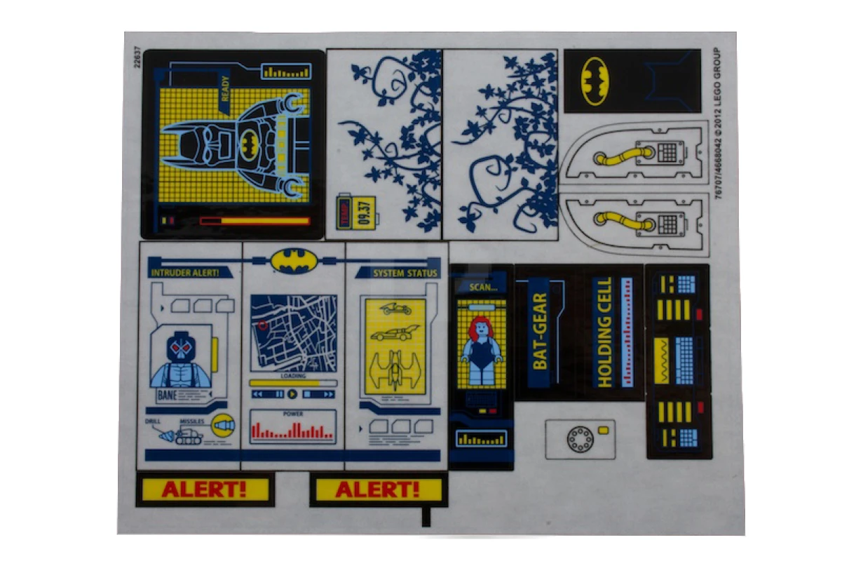 LEGO&reg; 4668042 - Sticker for Set 6860