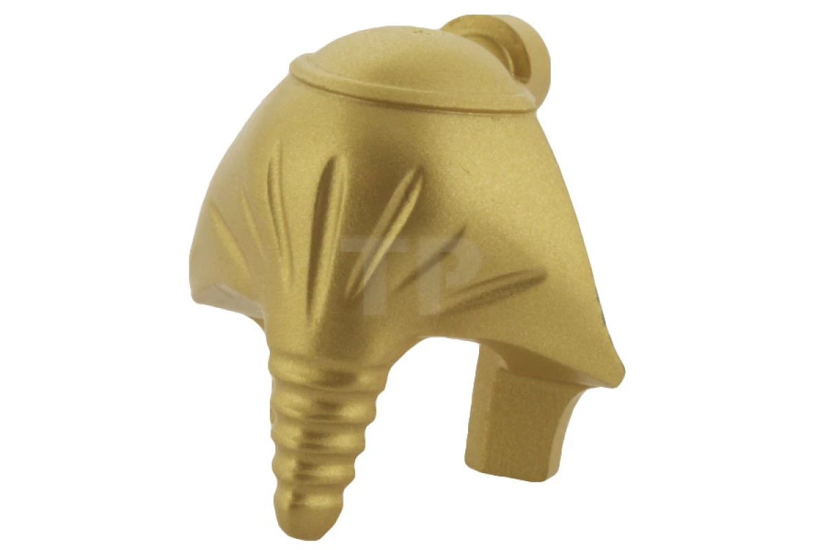 LEGO&reg; 4612822 - x177pb01 - Minifig, Headgear Headdress Mummy with Dark Blue Stripes Thin Pattern