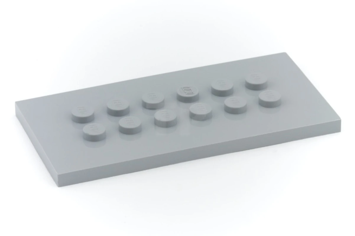 LEGO&reg; 4215405 - 6576 - Plate, Modified 4 x 8 with Studs in Center