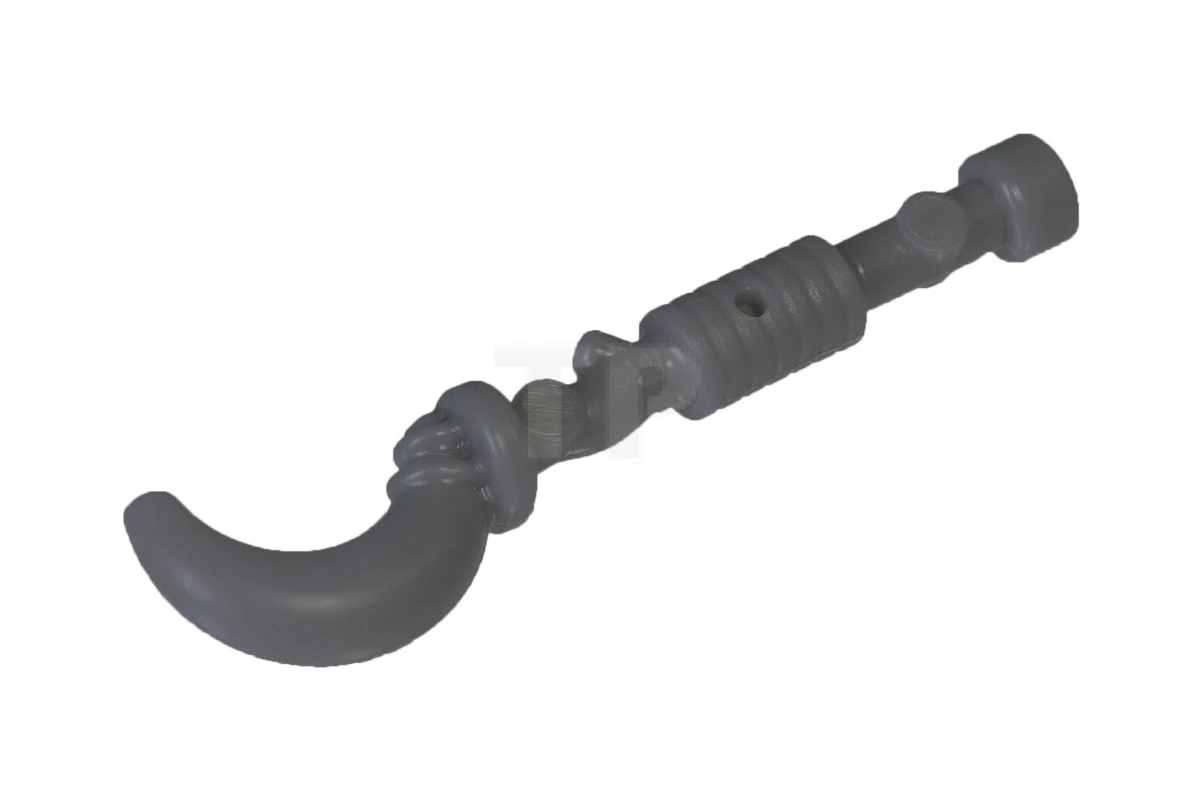 LEGO&reg; 4624993 - 94158e - Minifiguur, staf van gebruiksvoorwerpkoning met haakuiteinde (maanstok)