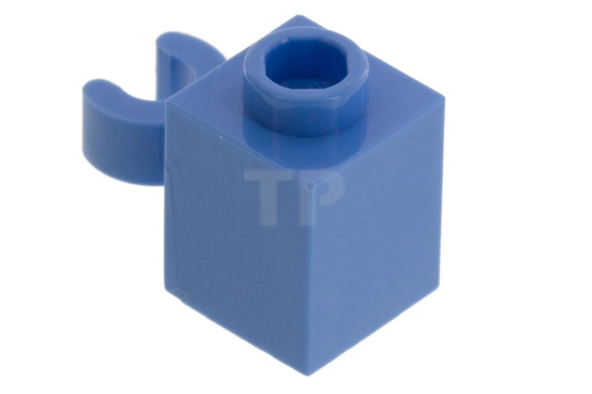 LEGO&reg; 4651918 - 60475b - Brick, Modified 1 x 1 with Clip Vertical (open O clip) - Hollow Stud