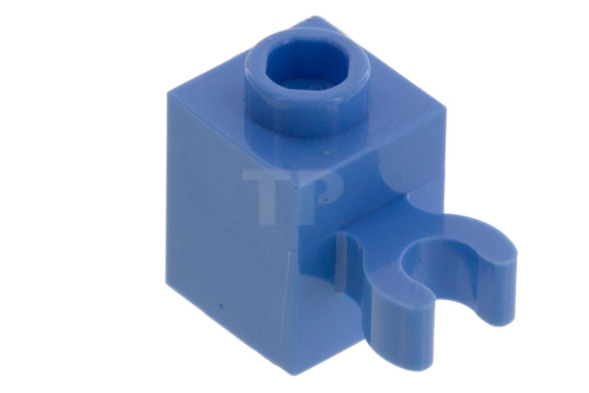 LEGO&reg; 4651918 - 60475b - Brick, Modified 1 x 1 with Clip Vertical (open O clip) - Hollow Stud
