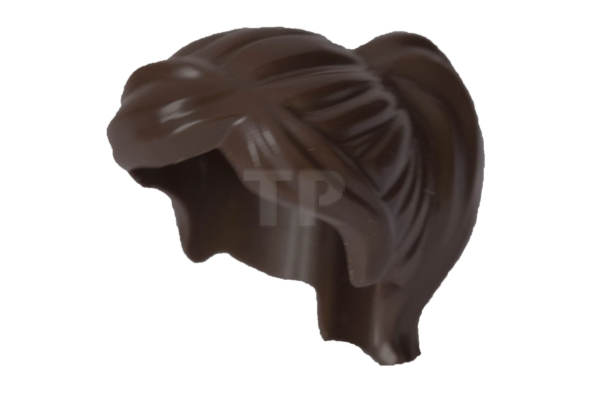 LEGO&reg; 6093516 - 87990 - Figine, coiffure Cheveux féminins queue de cheval et frange latérale balayée.