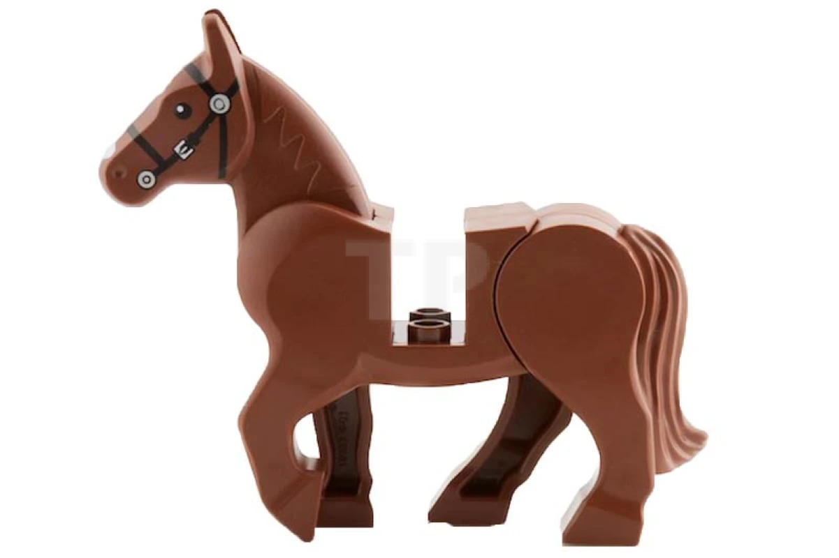 LEGO&reg; 6022359 - 10352c01pb01 - Horse, Moveable Legs with Bridle Pattern