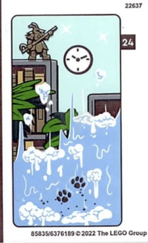 LEGO&reg; 6376189 - Sticker for Set 80108 - Sheet 2