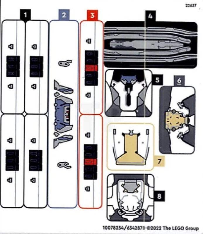 LEGO&reg;  - Sticker for Set 76989