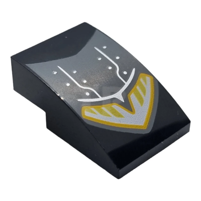 LEGO&reg; 6404104 - 24309pb041 - Pendenza 3 x 2 curvo con modello di faro per motocicletta