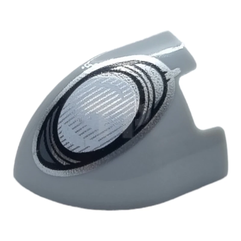 LEGO&reg; 1871pb001R - 6408442 - Slope 1 x 1 x 1 1/3 Curved Corner with Headlight Right Pattern